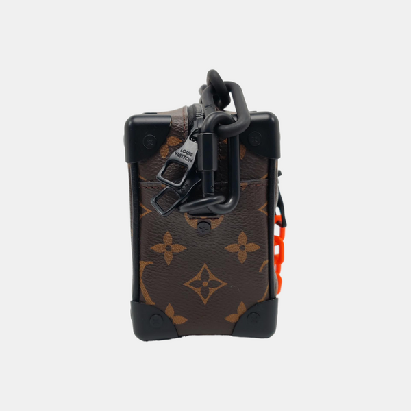 SOFT TRUNK Mini Monogram Coated Canvas Brown