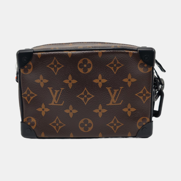SOFT TRUNK Mini Monogram Coated Canvas Brown