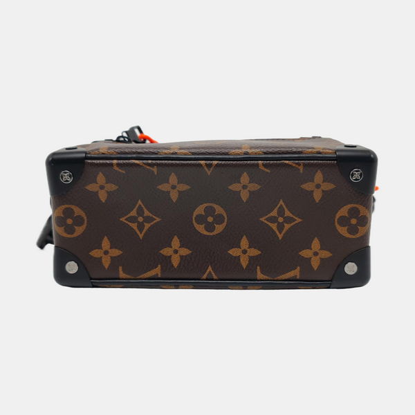 SOFT TRUNK Mini Monogram Coated Canvas Brown