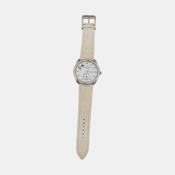 Arceau Petite Lune 38mm White Automatic Watch