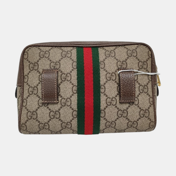 Authenticated pre-owned Ophidia Small Monogram Coated Canvas Beige - Belt Bag at Looply