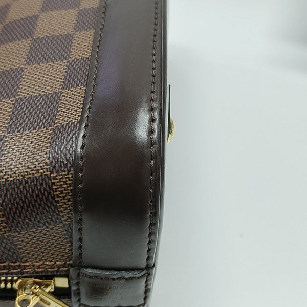 ALMA BB Damier Ebene Coated Canvas Brown