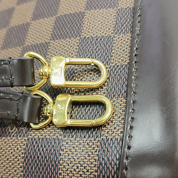 ALMA BB Damier Ebene Coated Canvas Brown
