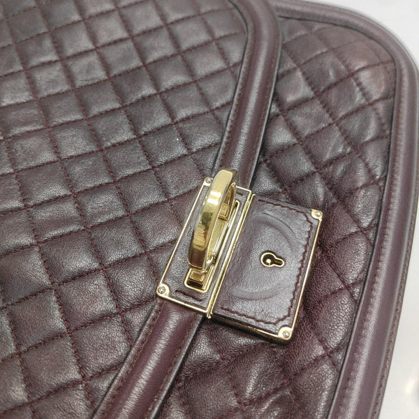 Quilted Calfskin Red