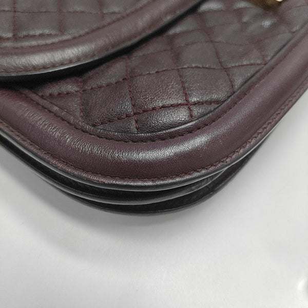 Quilted Calfskin Red