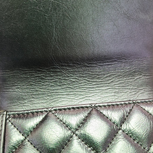 Authenticated pre-owned Boy Chanel Quilted Calfskin Black - Shoulder Bag at Looply