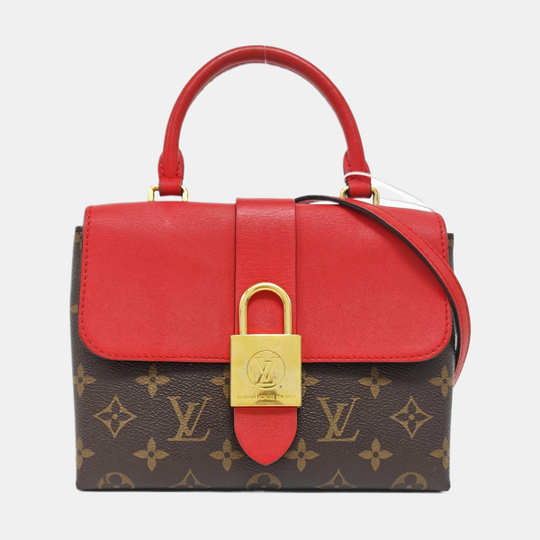 Authenticated pre-owned Locky BB Monogram Coated Canvas Red - Shoulder Bag at Looply