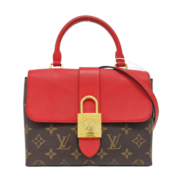 Authenticated pre-owned Locky BB Monogram Coated Canvas Red - Shoulder Bag at Looply