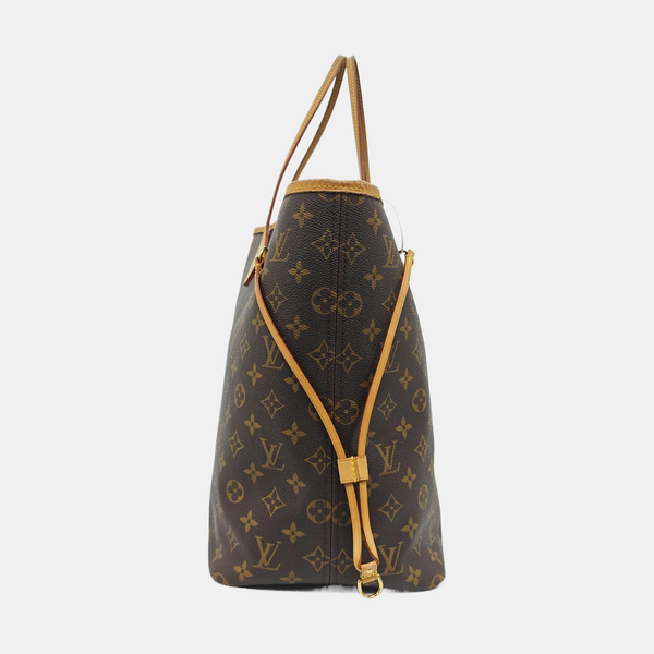 Authenticated pre-owned Neverfull GM Monogram Coated Canvas Brown - Shoulder Bag at Looply