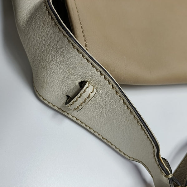 Calfskin Crossbody Bag Brown