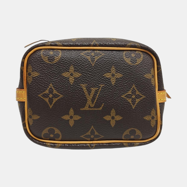 Authenticated pre-owned Néonoé Nano Monogram Coated Canvas Brown - Shoulder Bag at Looply