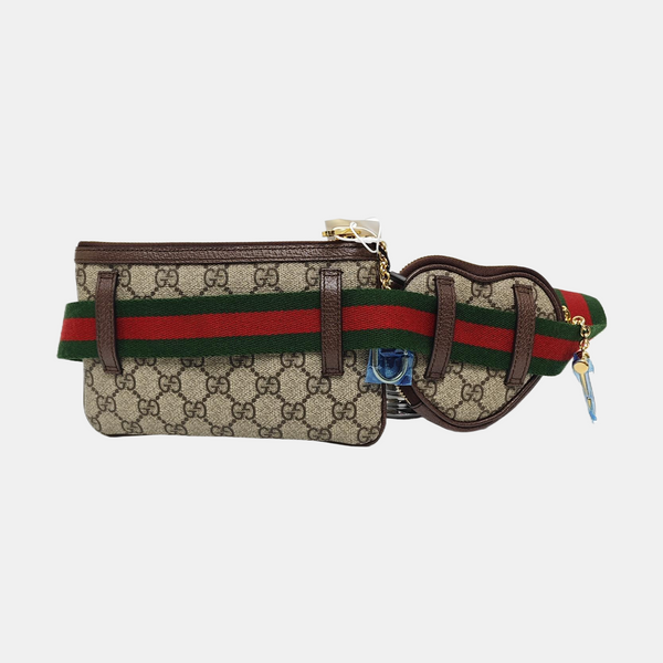 Authenticated pre-owned Ophidia Monogram Coated Canvas Beige - Belt Bag at Looply