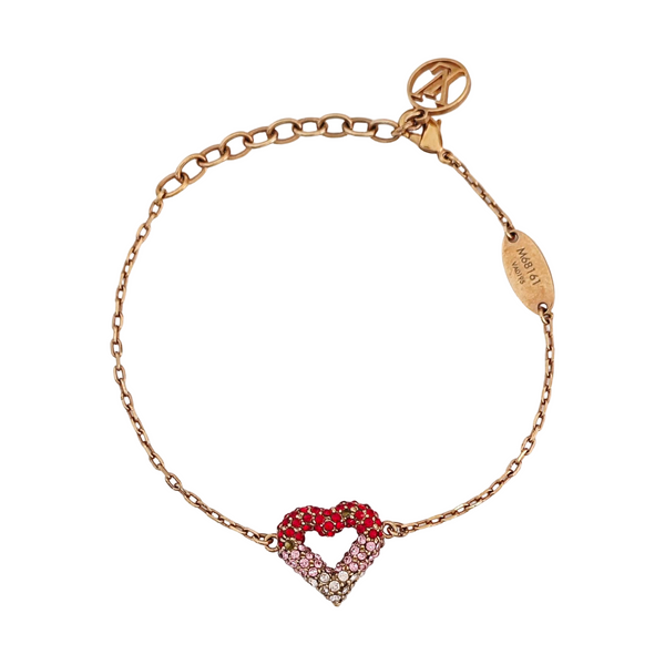 Authenticated pre-owned Essential V Perle Rose Gold Tone Metal Rose Gold Bracelet - Bracelet at Looply
