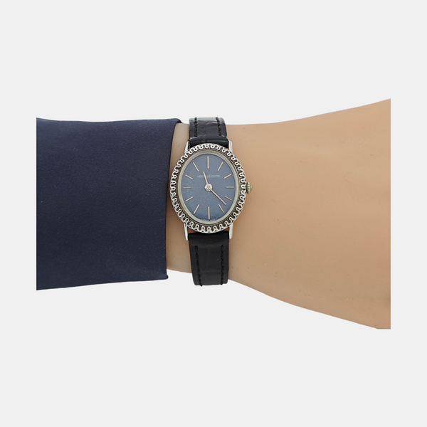 23mm Navy Blue Manual Wind Watch