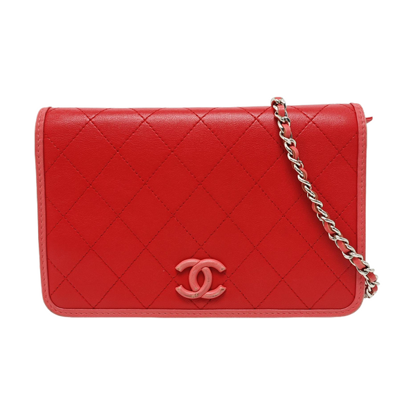 Quilted Lambskin Red