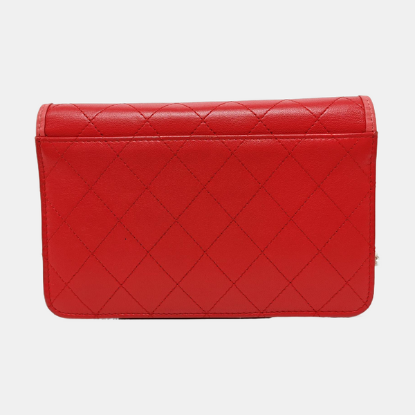 Quilted Lambskin Red
