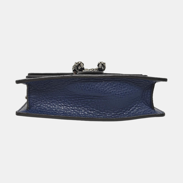 Authenticated pre-owned Dionysus Super Mini Calfskin Blue - Crossbody Bag at Looply