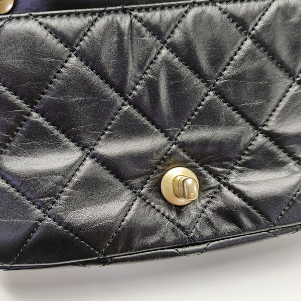 Quilted Calfskin Black