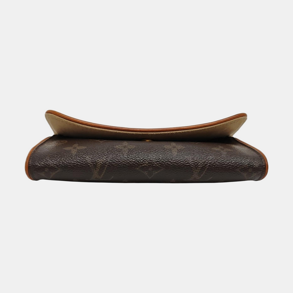 TWIN PM Monogram Coated Canvas Brown