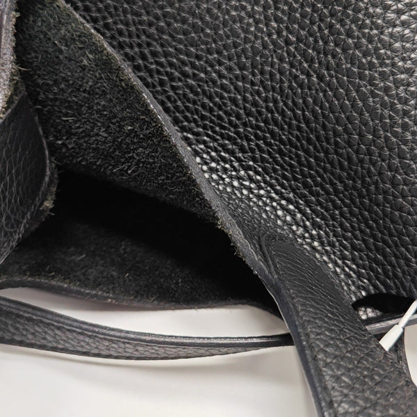 Authenticated pre-owned Picotin Lock Clemence Black - Top Handle Bag at Looply