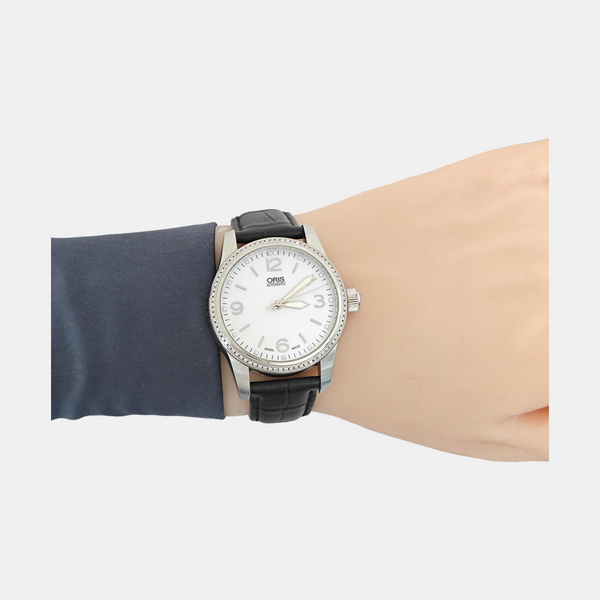 38mm White Automatic Watch