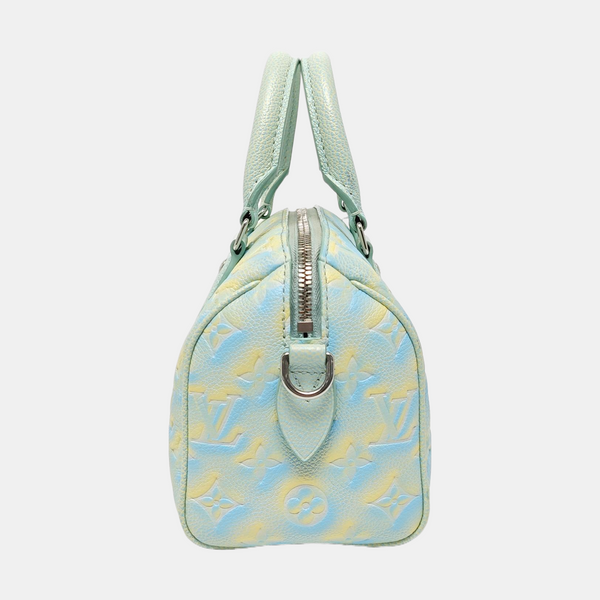 SPEEDY 20 Monogram Calfskin Green