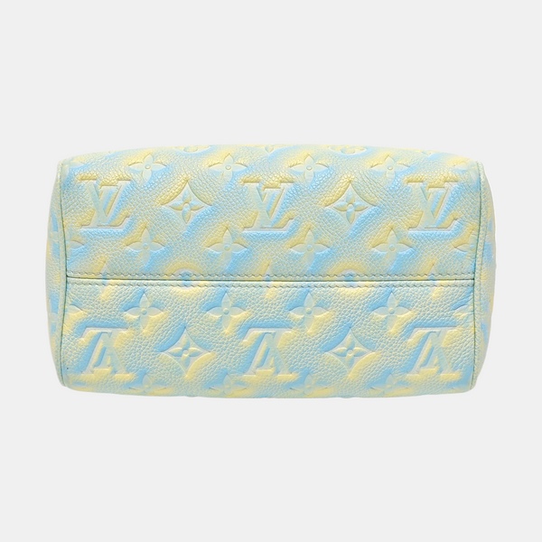 SPEEDY 20 Monogram Calfskin Green