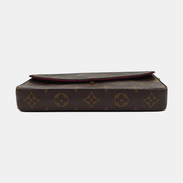 Authenticated pre-owned Félicie Monogram Coated Canvas Brown - Shoulder Bag at Looply
