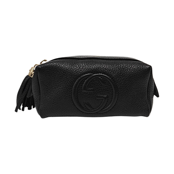 Authenticated pre-owned Soho Leather Black - Clutch at Looply