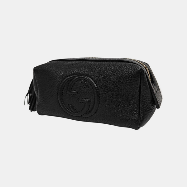 Authenticated pre-owned Soho Leather Black - Clutch at Looply