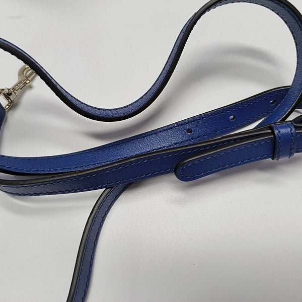 Authenticated pre-owned Microguccissima Monogram Calfskin Blue - Shoulder Bag at Looply