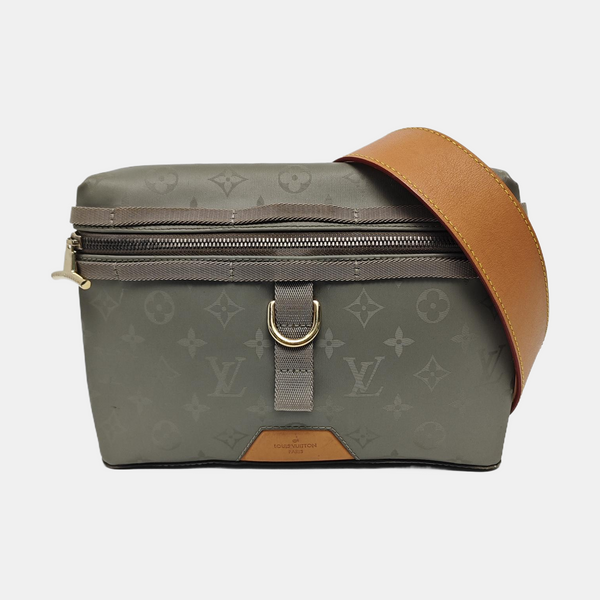 Monogram Special Material Shoulder Bag Gray