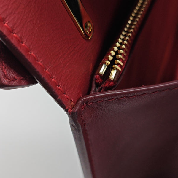 Gancino Calfskin Red