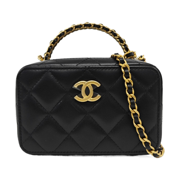 Quilted Lambskin Black