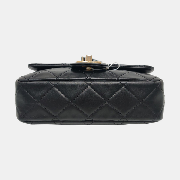 Quilted Calfskin Black