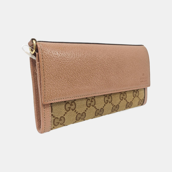 Authenticated pre-owned Bree Monogram Canvas Beige Wallet - Wallet at Looply