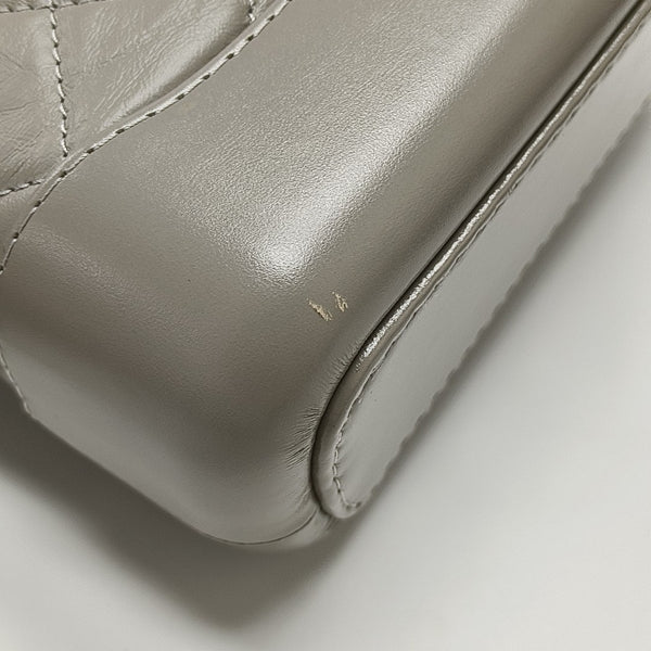Authenticated pre-owned Gabrielle Small Quilted Calfskin Gray - Shoulder Bag at Looply