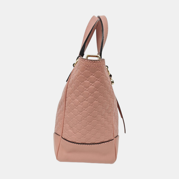 Authenticated pre-owned Microguccissima Monogram Calfskin Pink - Crossbody Bag at Looply