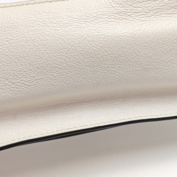 Calfskin Shoulder Bag White