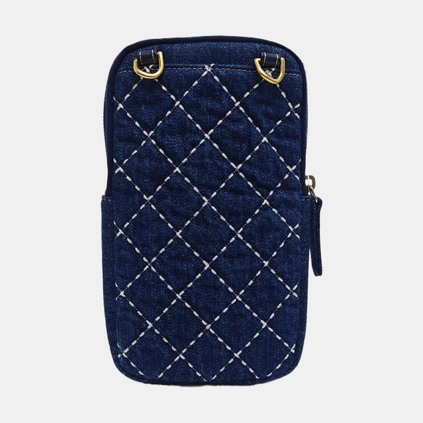 Quilted Denim Blue