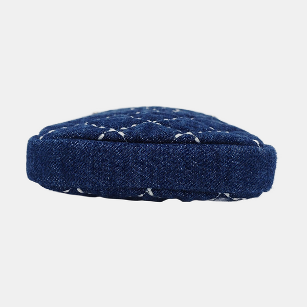 Quilted Denim Blue