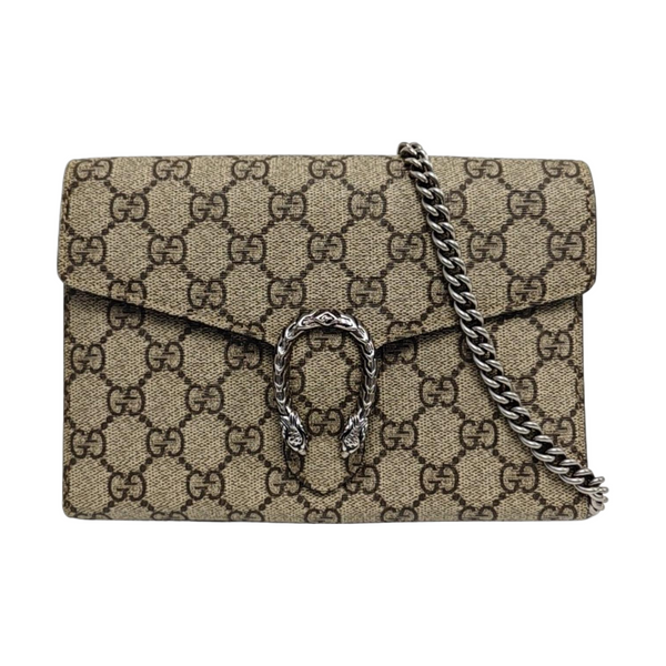 Authenticated pre-owned Dionysus Monogram Coated Canvas Beige - Shoulder Bag at Looply