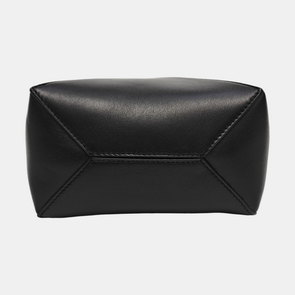 Authenticated pre-owned Puzzle Fold Mini Calfskin Black - Shoulder Bag at Looply