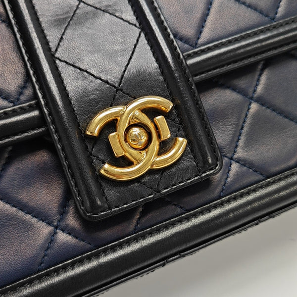 Quilted Lambskin Blue