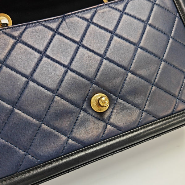 Quilted Lambskin Blue