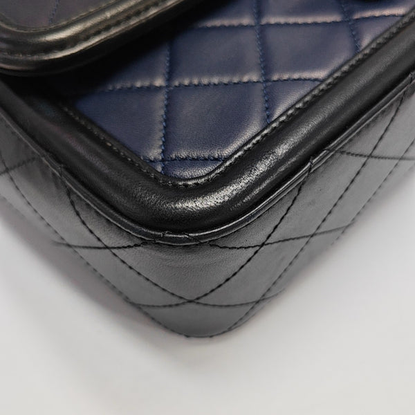 Quilted Lambskin Blue