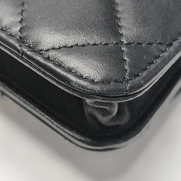 Quilted Lambskin Black