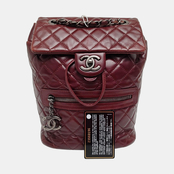 Quilted Calfskin Red