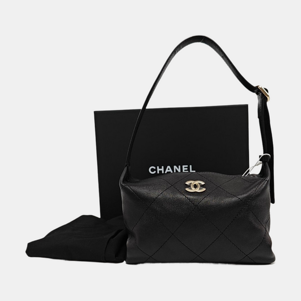 Quilted Lambskin Black