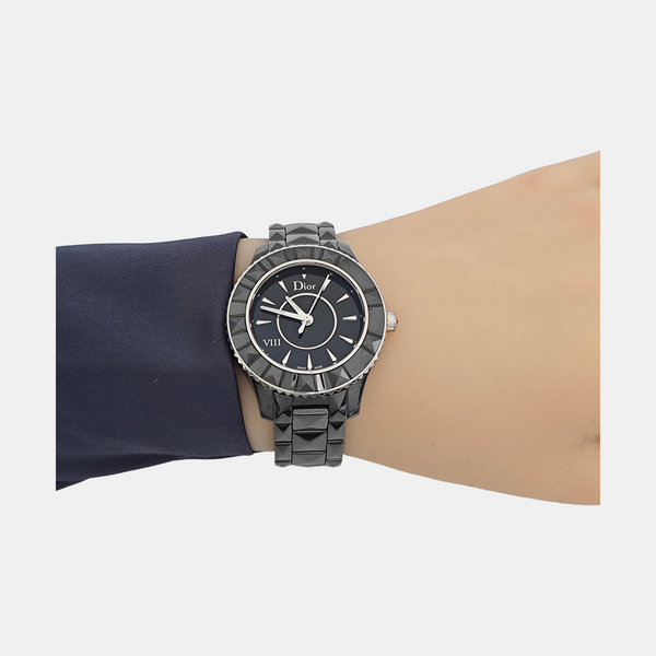 Dior Vill 33mm Black Quartz Watch